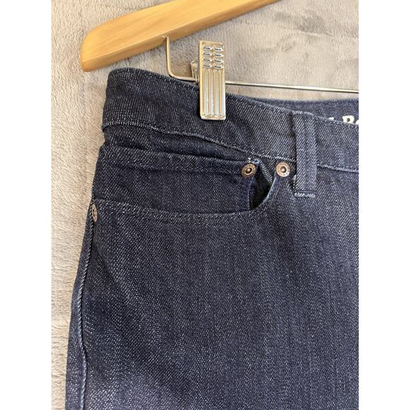 LL Bean Jeans Women's 10P Dark Blue Favorite Fit Mid-Rise Straight Leg Preppy - Picture 4 of 11